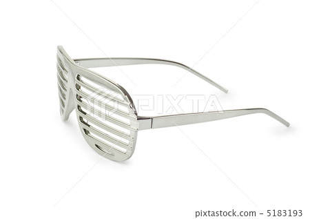 Elegant sunglasses isolated on white 5183193