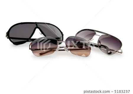 Elegant sunglasses isolated on white 5183237