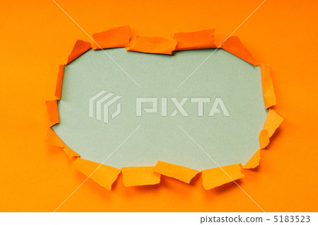 Space for your message on torn paper 5183523