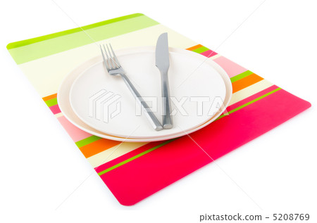 Food utensils served in plate Food utensils served in plate 5208769