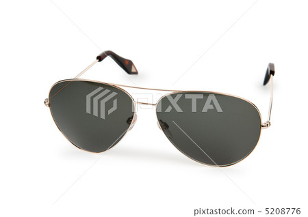 Elegant sunglasses isolated on white Elegant sunglasses isolated on white 5208776
