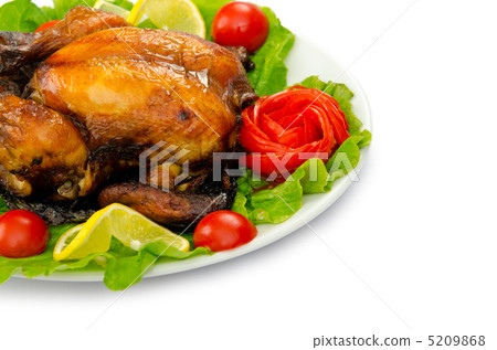 Turkey roasted and served in the plate Turkey roasted and served in the plate 5209868