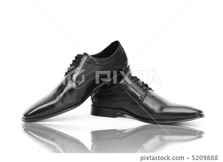 Fashion concept with male shoes on white Fashion concept with male shoes on white 5209888