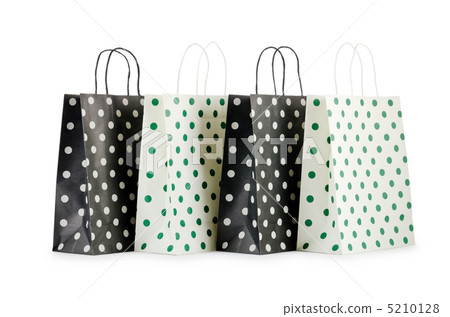 Shopping bags isolated on white 5210128