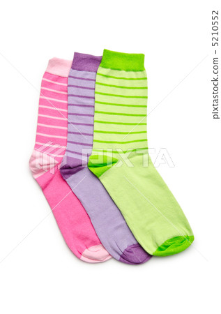 Pair of socks isolated on white 5210552