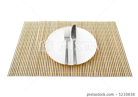 Food utensils served in plate Food utensils served in plate 5210638