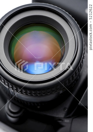 Close up of single lens reflex camera lens 5212622
