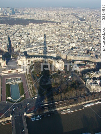 巴黎鎮從埃菲爾鐵塔 5214985