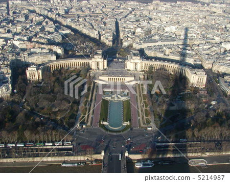 Paris Town from the Eiffel Tower 5214987