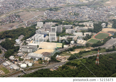 Aerial view of Chubu University from above Aerial view of Chubu University from above 5215873