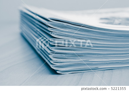 Stack of white journals Stack of white journals 5221355