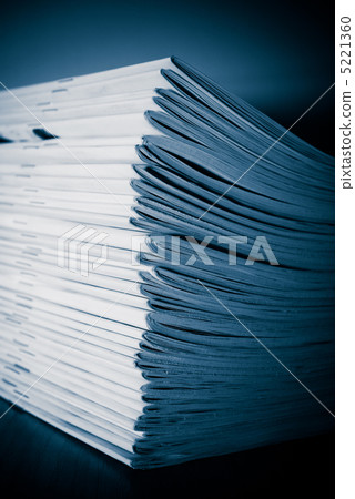 Stack of white journals Stack of white journals 5221360