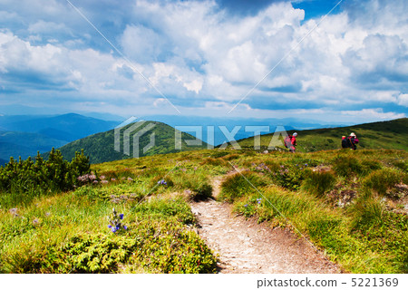 Path in mountains 5221369