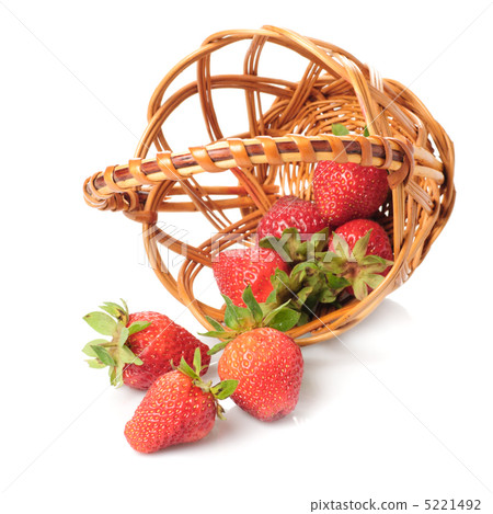 Strawberries in basket 5221492