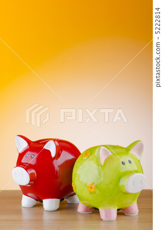 Piggy bank in business concept Piggy bank in business concept 5222814