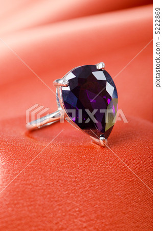 Fashion concept with ring on background 5222869