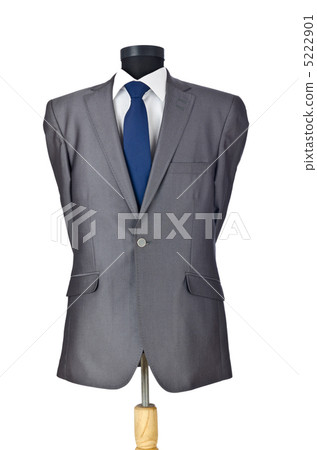 Male suit isolated on the white 5222901