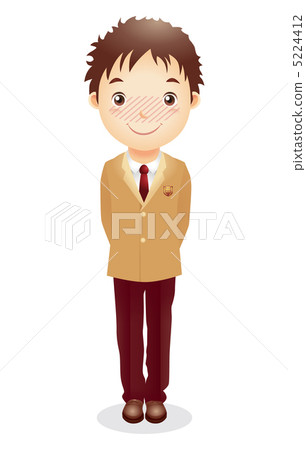 男學生插圖 5224412
