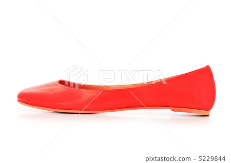 Ballet shoes isolated on the white 5229844