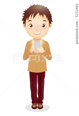 Male student illustration 5231463