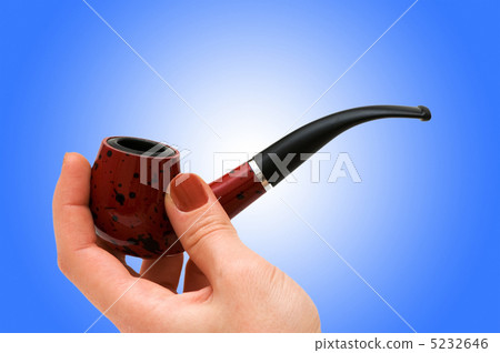 Hand with the smoking pipe 5232646