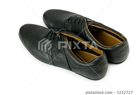 Black female shoes isolated on white Black female shoes isolated on white 5232727