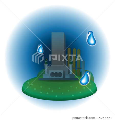 Grave and human soul 5234560