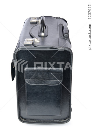Black briefcase isolated on the white Black briefcase isolated on the white 5237635