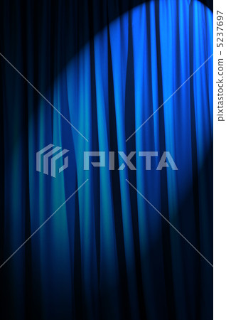 Brightly lit curtains in theatre concept Brightly lit curtains in theatre concept 5237697