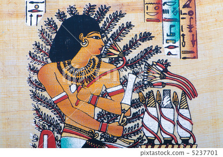 Fragment of egyptian papyrus 5237701