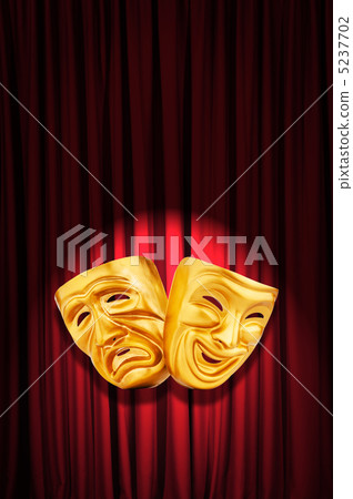 Theatre performance concept with masks 5237702
