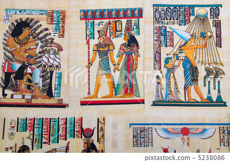 Fragment of egyptian papyrus Fragment of egyptian papyrus 5238086