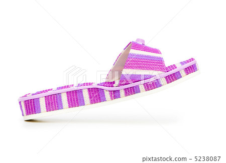 Summer colourful shoes on white Summer colourful shoes on white 5238087