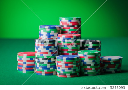 Casino concept with chips and cards Casino concept with chips and cards 5238093