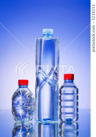 Water bottles as healthy drink concept 5238152