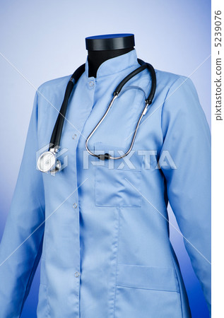 Doctor coat with the stethoscope 5239076