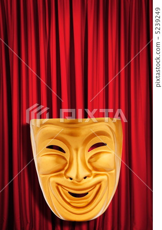 Theatre performance concept with masks 5239249