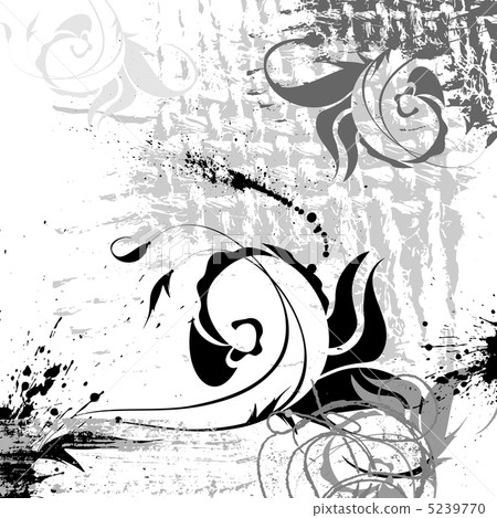 floral background, vector floral background, vector 5239770