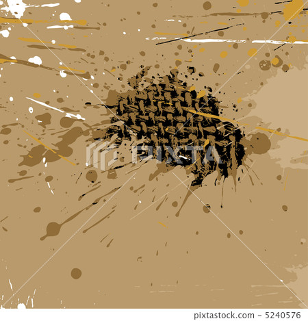 abstract grunge background - Stock Illustration [5240576] - PIXTA