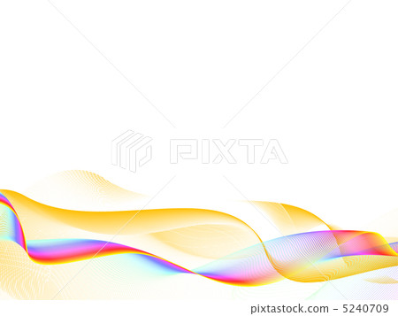 colorful waves, vector background colorful waves, vector background 5240709