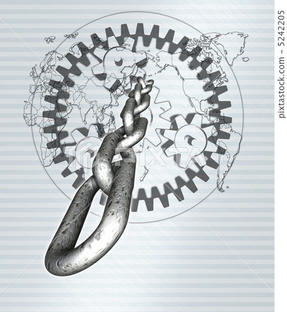 World gear and chain block World gear and chain block 5242205