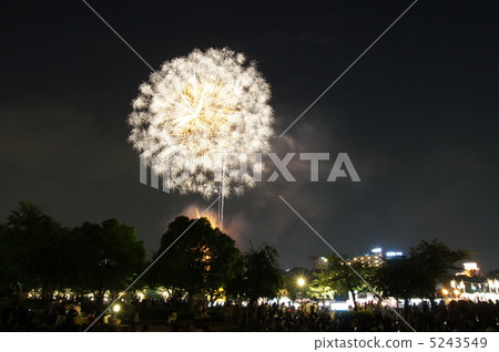 Tenjin Festival dedicated fireworks 5243549