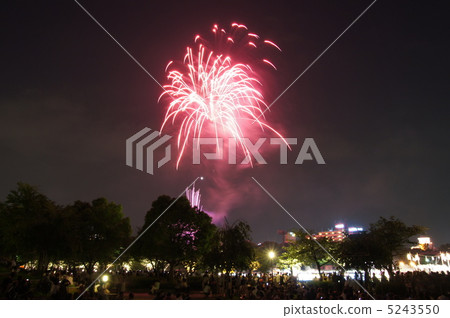 Tenjin Festival dedicated fireworks 5243550