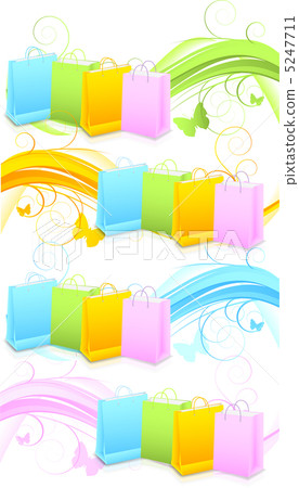Set of banners with shopping bags Set of banners with shopping bags 5247711