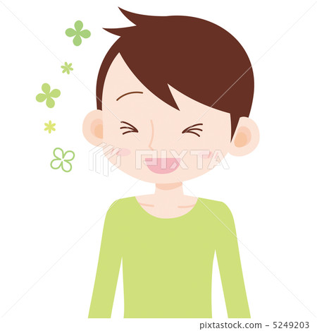 男性上半身高興 男性上半身高興 5249203