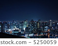 從新梅田市的夜景 5250059