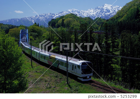 Ozo line and Hakuba mountain range Ozo line and Hakuba mountain range 5253299