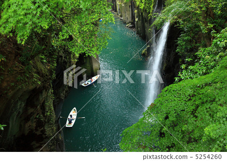 高千穗保志真正的瀑布 5254260