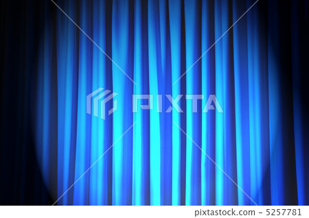 Brightly lit curtains in theatre concept 5257781