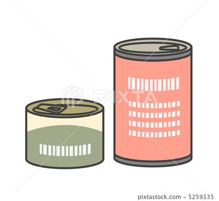 Canned two kinds - Stock Illustration [5259135] - PIXTA